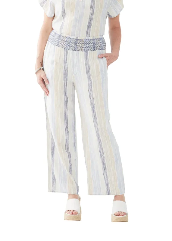 Summer Vibes Pull On Pants In Multi