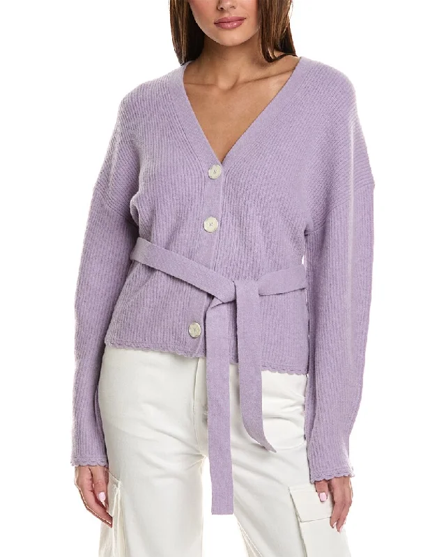 3.1 Phillip Lim Belted Alpaca & Wool-Blend Cardigan