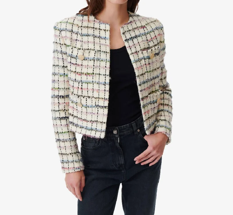 Miora Tweed Jacket In Multicolor