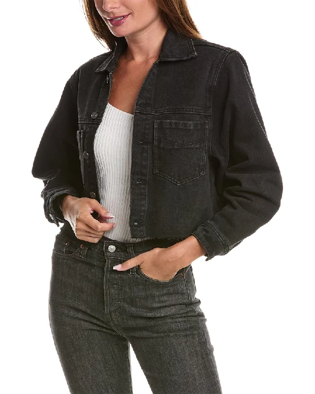 Saltwater Luxe Cropped Denim Jacket