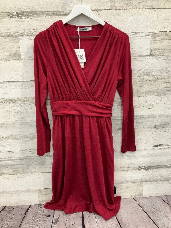 Dress Casual Midi By Grace Karin In Red, Size: S